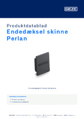 Endedæksel skinne Perlan Produktdatablad DA