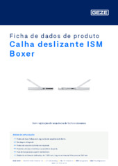 Calha deslizante ISM Boxer Ficha de dados de produto PT