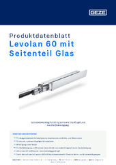 Levolan 60 mit Seitenteil Glas Produktdatenblatt DE