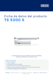TS 5000 S Ficha de datos del producto ES