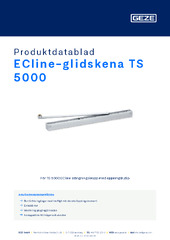 ECline-glidskena TS 5000 Produktdatablad SV