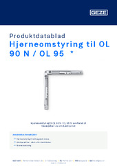 Hjørneomstyring til OL 90 N / OL 95  * Produktdatablad DA