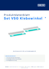 Set VSG Klebewinkel  * Produktdatenblatt DE