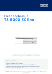 TS 5000 ECline Fiche technique FR