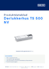 Dørlukkerhus TS 500 NV Produktdatablad NB