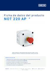 NOT 220 AP  * Ficha de datos del producto ES