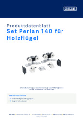 Set Perlan 140 für Holzflügel Produktdatenblatt DE