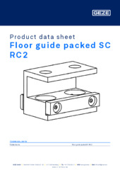 Floor guide packed SC RC2 Product data sheet EN