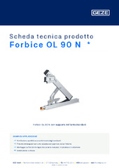 Forbice OL 90 N  * Scheda tecnica prodotto IT