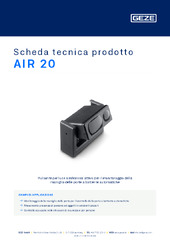 AIR 20 Scheda tecnica prodotto IT