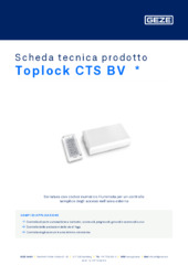 Toplock CTS BV  * Scheda tecnica prodotto IT