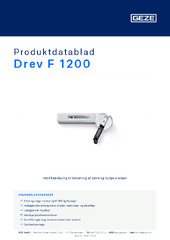 Drev F 1200 Produktdatablad DA