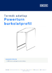 Powerturn burkolatprofil Termék adatlap HU