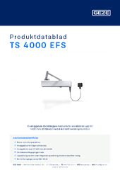 TS 4000 EFS Produktdatablad SV