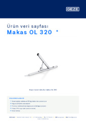 Makas OL 320  * Ürün veri sayfası TR