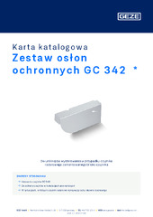 Zestaw osłon ochronnych GC 342  * Karta katalogowa PL