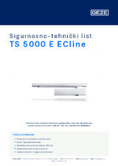 TS 5000 E ECline Sigurnosno-tehnički list HR