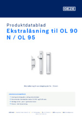 Ekstralåsning til OL 90 N / OL 95 Produktdatablad DA