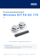 Wireless KIT FA GC 170  * Produktdatenblatt DE