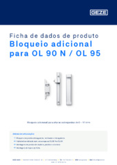 Bloqueio adicional para OL 90 N / OL 95 Ficha de dados de produto PT