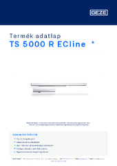 TS 5000 R ECline  * Termék adatlap HU