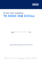 TS 5000 ISM ECline Ürün veri sayfası TR