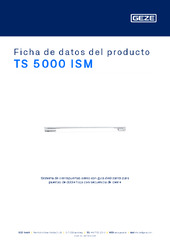 TS 5000 ISM Ficha de datos del producto ES
