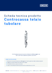 Controcassa telaio tubolare Scheda tecnica prodotto IT