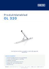 OL 320 Produktdatablad DA