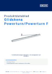 Glidskena Powerturn/Powerturn F Produktdatablad SV
