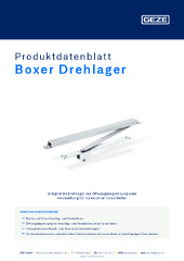 Boxer Drehlager Produktdatenblatt DE