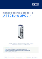 A4301L-A 2POL  * Scheda tecnica prodotto IT