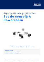 Set de consolă A Powerchain Fișa cu datele produsului RO