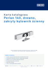 Perlan 140, drewno, zakryty kątownik ścienny Karta katalogowa PL