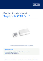 Toplock CTS V  * Product data sheet EN