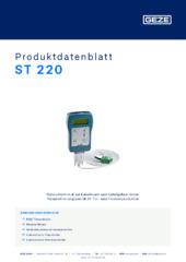 ST 220 Produktdatenblatt DE