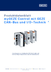 myGEZE Control mit GEZE CAN-Bus und I/O-Technik  * Produktdatenblatt DE