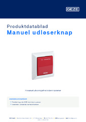 Manuel udløserknap Produktdatablad DA