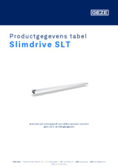 Slimdrive SLT Productgegevens tabel NL