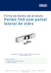 Perlan 140 com painel lateral de vidro Ficha de dados de produto PT
