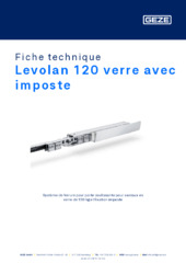 Levolan 120 verre avec imposte Fiche technique FR