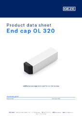 End cap OL 320 Product data sheet EN