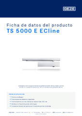 TS 5000 E ECline Ficha de datos del producto ES