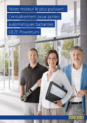Folder Notre entraînement le plus puissant : l automatisme de portes battantes automatique Powerturn