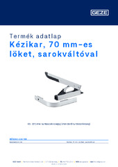OL 320 Handhebel Termék adatlap HU
