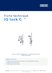 IQ lock C  * Fiche technique FR