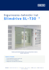 Slimdrive SL-T30  * Sigurnosno-tehnički list HR