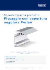 Fissaggio con copertura angolare Perlan Scheda tecnica prodotto IT