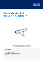 TS 4000 RFS  * Produktdatablad NB