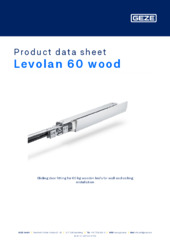 Levolan 60 wood Product data sheet EN